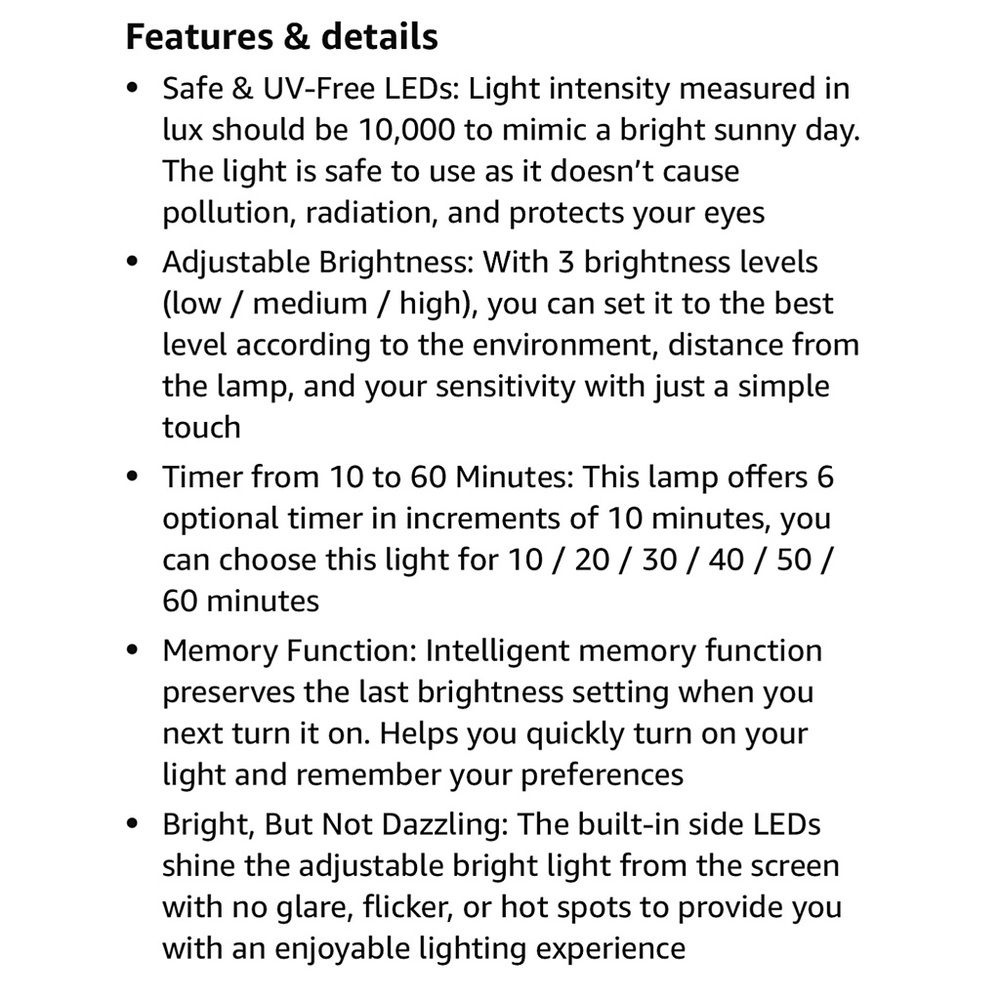 LED Light Therapy Lamp 💡 - Picture 8 of 8